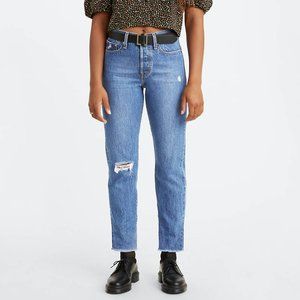 Levi's Wedgie Fit High Waisted Distressed Jeans 30